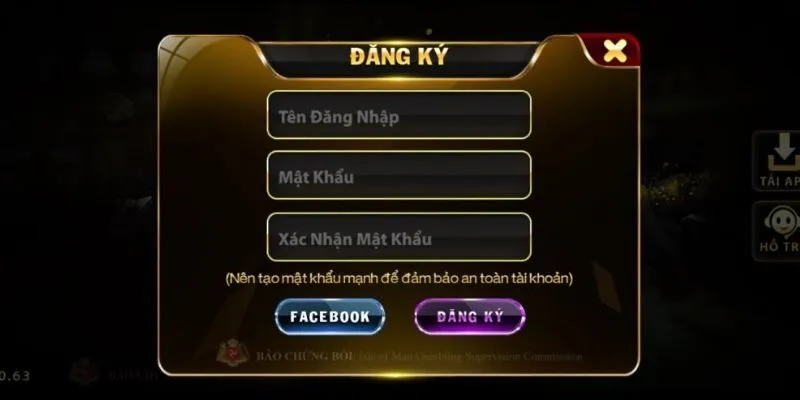 Kiểm lại lại thông tin đăng nhập SANCLUB