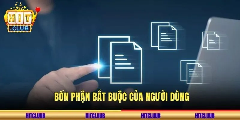 Bộ phận bắt buộc của người dùng